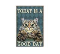 RJKAMUE Today Is A Good Day-Vintage Art Poster, Decorative Painting Canvas Wall Art Trendy Print For Bedroom Living Room16x24inch(40x60cm) Unframe-style-1