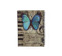 RJKART Journal Handmade Quote Printed Spiral Bound A5 Journal Notebook Daily Planner for Men Women (80 Unlined Pages)