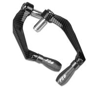 RJKZX Clutch Handlebar Protector Carbon Fiber Aluminum Alloy Brake Clutch Levers Guard Protector for Y-AMAHA FZ6 for FAZER 2004 2005 2006 2007 2008 2009 2010(Grey)