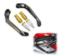 RJKZX Clutch Handlebar Protector for BMW F650CS SCARVER F650 CS 2000-2004 2005 206 2007 2008 Motorcycle 7/8" 22mm Handlebar Brake Clutch Levers Protector Guard(Gold)