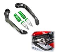 RJKZX Clutch Handlebar Protector for BMW F650CS SCARVER F650 CS 2000-2004 2005 206 2007 2008 Motorcycle 7/8" 22mm Handlebar Brake Clutch Levers Protector Guard(Green)