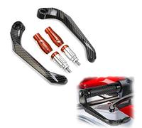 RJKZX Clutch Handlebar Protector for BMW F650CS SCARVER F650 CS 2000-2004 2005 206 2007 2008 Motorcycle 7/8" 22mm Handlebar Brake Clutch Levers Protector Guard(Orange)