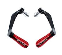 RJKZX Clutch Handlebar Protector for H-ONDA GROM 125 2022 2020 2021-On 250CC MSX 125 Motorcycle Lever Guard Hand Guard Handlebar Grips Brake Clutch Levers MSX125(Black- Silver)
