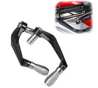RJKZX Clutch Handlebar Protector Moto Levers Guard Carbon Fiber Aluminum Alloy Brake Clutch Protector for Suzuki GSF GSF125S 125 S 2007 2008 2009 2010 2011(Silver)