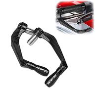 RJKZX Clutch Handlebar Protector Moto Levers Guard Carbon Fiber Aluminum Alloy Brake Clutch Protector for Suzuki GSF GSF125S 125 S 2007 2008 2009 2010 2011(Black- Silver)