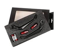 RJKZX Clutch Handlebar Protector Motorcycle Accessories CNC Handlebar Grips Guard Brake Clutch Levers Protector for H-ONDA GROM MSX125 MSX 125 2014-2021 2022 2020(Black- Silver)
