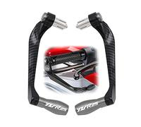 RJKZX Clutch Handlebar Protector Motorcycle Carbon Fiber Handlebar Brake Clutch Levers Guard Protector Protection for Y-AMAHA YZF-R25 YZFR25 2000 2001 2002-2021 2022 2023(Grey)