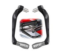 RJKZX Clutch Handlebar Protector Motorcycle Carbon Fiber Handlebar Brake Clutch Levers Guard Protector Protection for Y-AMAHA YBR125 YBR 125 2000 2001 2002-2021 2022 2023(Grey)