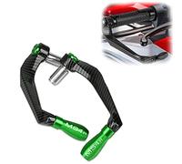 RJKZX Clutch Handlebar Protector Motorcycle Handlebar Brake Clutch Levers Protector Guard Aluminum for Ducati MS4 MS4R MS 4R R 2001 2002 2003 2004 2005 2006(Green)