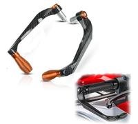 RJKZX Clutch Handlebar Protector Universal Hand Guard for H-ONDA MSX125 GROM MSX 125 2021 2014 2015 2016 Motorcycle Handlebar Grips Brake Clutch Levers Protector(Orange)