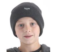 Rjm Boys Grey Thinsulate Knitted Beanie Hat GL230 6-9 Yrs