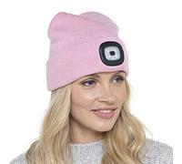 RJM Ladies LED Beanie Baby Pink Baby Pink