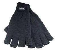 Rjm Mens Thinsulate Fingerless Gloves GL131 M/L Black