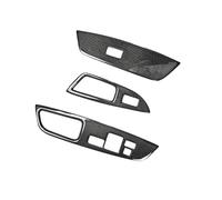 rjpbk 3Pcs Window Lift Switch Cover Trim,Fit For Hyundai, Veloster 2011-2017 auto window regulator switch panel cover
