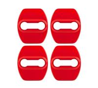 rjpbk Car Accessories Door Lock Cover Emblems,Fit For KIA, Soul Sorento Prime Carens Rondo Sportage Optima 2016-2019 latches guard covers cover(Red)