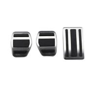 rjpbk Car Pedals Cover,Fit For Peugeot, 508 Citroen C5 C6 2012-2014 Stainless Steel AT MT Brake Cluth Pedal Auto Accessories Automotive interior pedal mat(MT 3 Pieces)