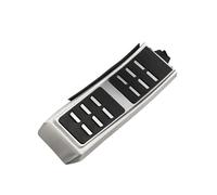 rjpbk Car Pedals Parts Cover,Fit For A6, C7 S6 4G 2012-2015 LHD AT MT Brake Rest Foot Pedal Auto Stainless Steel Automotive interior pedal mat(1Pcs Rest Pedal)
