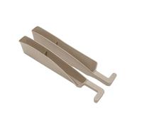 rjpbk Car SEAT, Gap Filler,Fit For Skoda Octavia A5 RS Fabia 2 Superb Rapid Yeti Kodiaq Storage Box Organizer Accessories vehicle seat gap filling material(2PCS Beige)