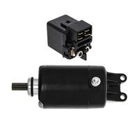 rjpbk Starter Motor Solenoid Set,Fit for Elite 250 CH250 Big Ruckus PS250 31200-KAB-018 35850-MR5-007 Starters motorcycle starting solenoid