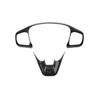 rjpbk Steering Wheel Panel Cover,Fit For Ford, Fiesta MK8 2017-2021 Focus MK4 2019-2023 steering wheel control panel(Carbon Fiber Black)