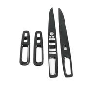 rjpbk Window Switch Covers Stickers,Fit For Hyundai, Elantra CN7 2021 2022 Interior Door Trim Accessories Moulding LHD Buttons Frame Glass auto window regulator switch panel cover(ABS Carbon Fiber)