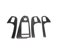 rjpbk Window Switch Panel Cover Sticker,Fit For A4 B8 2009-2016 Door Armrest Trim Button auto window regulator switch panel cover(LHD)