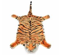 RJPLMFV Plush Tiger Carpet 144 cm Brown Animal Shaped Rug | plush pelt,foam head,realistic outlook,bedroom rug,home decor, lying surface