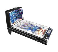 RJPzidK Compact Tabletop Marble Arcade for Small Space Pinball Machine Retro Arcade Machine Electronic Super Marble Game with Scorer Lights Music
