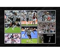 RJR PRINTS Alexander Isak - Newcastle United Signed 12x8 Inch Montage Photo Print Pre Printed Signature Autograph Football Gift