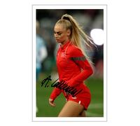 RJR PRINTS Alisha Lehmann - Switzerland Ladies Signed 6X4 Inch Photo Print Pre Printed Signature Football/Soccer Autograph Gift