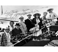 RJR PRINTS Are You Being Served? Cast A4 Photo Print with 8 Printed Signatures | Frank Thornton, John Inman, Mollie Sugden & More | Unframed Classic British Comedy TV Wall Art