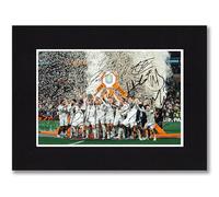 RJR PRINTS Aston Villa 2026 Europa League Winners Multi Signed 8x6 Inch Mounted Photo Print With Pre Printed Signature That Would Make A Great Gift For Any Fan And Is Ready To Be Framed.