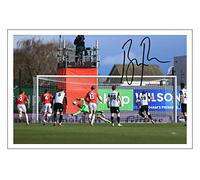 RJR PRINTS Ben Foster - Wrexham Goalkeeper Signed 6X4 Inch Photo With Print Pre Printed Signature Football Autograph Gift Artwok Wall Art