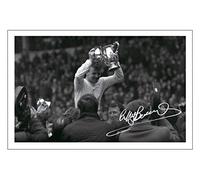 RJR PRINTS Billy Bremner - Leeds United Signed 6X4 Inch Photo With Print Pre Printed Signature Football Autograph Gift