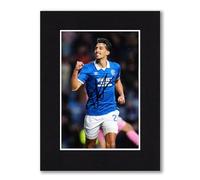RJR PRINTS Bojan Miovski - Rangers Signed 8x6 Inch Mounted Photo Print With Pre Printed Signature That Would Make A Great Gift For Any Fan And Is Ready To Be Framed
