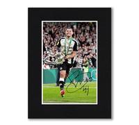 RJR PRINTS Bruno Guimaraes - 2025 Carabao Cup Signed 8x6 Inch Mounted Photo Print With Pre Printed Signature That Would Make A Great Gift For Any Fan And Is Ready To Be Framed