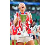 RJR PRINTS Chloe Kelly Arsenal Ladies - 2025 Champions League Final Signed 12x8 Inch Montage Autograph Photo Print WIth A Pre Printed Signature Which Would Make A Superb Gift For Any Fan.