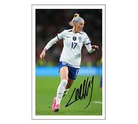 RJR PRINTS Chloe Kelly - England Ladies Lionesses Signed 6X4 Inch Photo With Print Pre Printed Signature Football/Soccer Autograph Gift