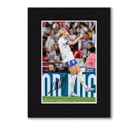 RJR PRINTS Chloe Kelly - England Lionesses Euro 2025 Signed 8x6 Inch Mounted Photo Print With Pre Printed Signatures That Would Make A Great Gift For Any Fan And Is Ready To Be Framed.