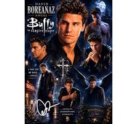 RJR PRINTS David Boreanaz As Angel - Buffy The Vampire Slayer Signed A4 Autographed Montage Photo With Print Pre Printed Signature That Would Make A Great Gift For Any Fan.