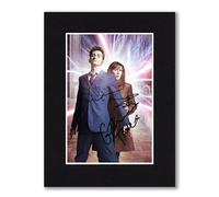 RJR PRINTS David Tennant & Catherine Tate, Doctor Who Signed 8x6 Inch Mounted Photo Print With Pre Printed Autograph That Would Make A Great Gift For Any Fan And Is Ready To Be Framed.