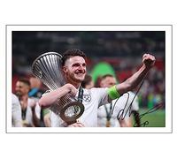 RJR PRINTS Declan Rice - West Ham Conference League Final Signed 6X4 Inch Photo With Print Pre Printed Signature Football Autograph Gift