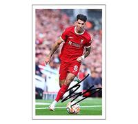 RJR PRINTS Dominik Szoboszlai - Liverpool Signed 12x8 Inch Montage Photo Print Pre Printed Signature Autograph Football Gift