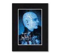 RJR PRINTS Doug Bradley As Pinhead - Hellraiser Signed 8x6 Inch Mounted Photo Print With Pre Printed Autograph That Would Make A Great Gift For Any Fan And Is Ready To Be Framed.