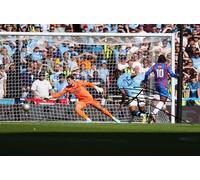 RJR PRINTS Eberechi Eze - Crystal Palace 2025 FA Cup FInal Goal Signed 12x8 Inch Montage Autograph Photo Print WIth Pre Printed Signatures Which Would Make A Superb Gift For Any Fan.