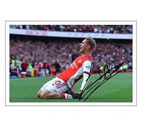 RJR PRINTS Emile Smith Rowe - Arsenal Signed 6X4 Inch Photo With Print Pre Printed Signature Football Autograph Gift Artwok Wall Art