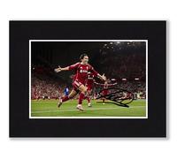 RJR PRINTS Federico Chiesa, Liverpool Signed 8x6 Inch Mounted Photo Print With Pre Printed Signature That Would Make A Great Gift For Any Fan And Is Ready To Be Framed