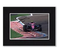 RJR PRINTS Franco Colapinto - Alpine Formula One Signed 8x6 Inch Mounted Photo Print With Pre Printed Signature That Would Make A Great Gift For Any F1 Fan And Is Ready To Be Framed