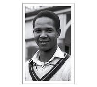 RJR PRINTS Garfield Gary Sobers - West Indies Cricket Signed 6X4 Inch Photo With Print Pre Printed Signature Autograph Gift