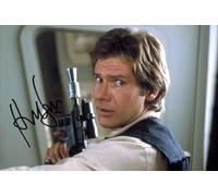 RJR PRINTS Harrison Ford As Han Solo - Star Wars Signed 6X4 Inch Photo With Pre Printed Signature Which Would Make A Superb Autograph Gift For Any Fan.